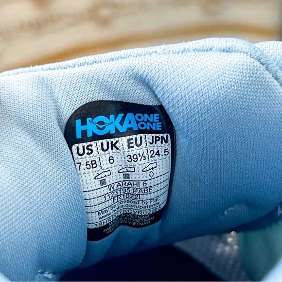 Hoka Arahi 6 Plein Air Blue Fog Road-Running Sneakers Women’s Size 7.5 - Picture 7 of 8